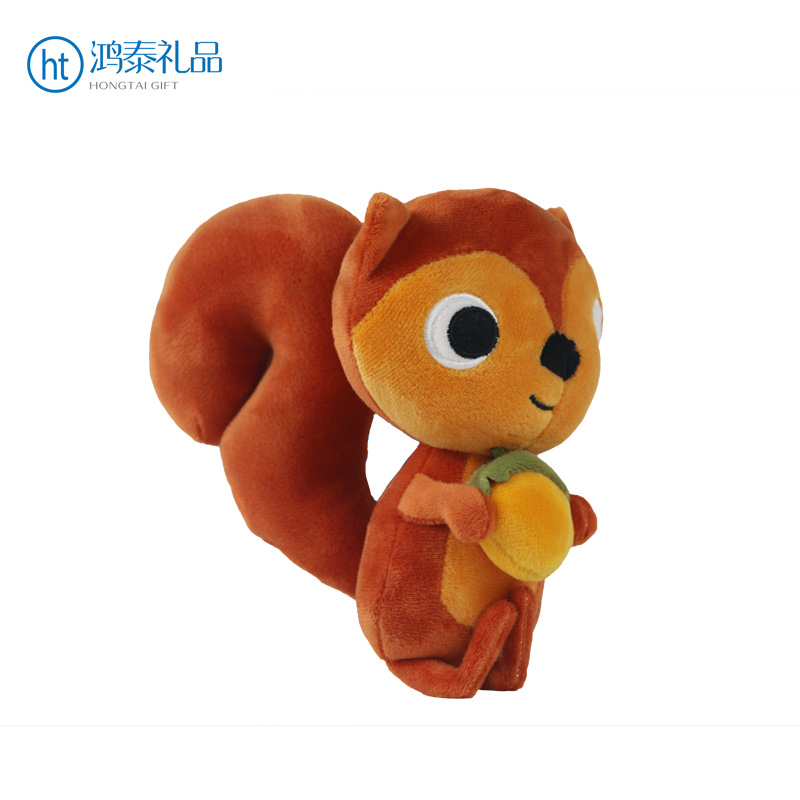 毛绒玩具-萌萌哒可爱毛绒松鼠
